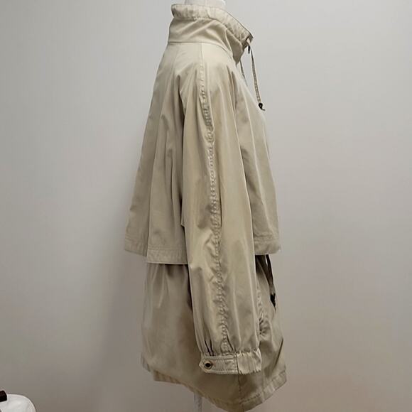 Larry Levine Microfiber Coat/Jacket Women's Size L Zip and Button Closure Nice! - Picture 5 of 13